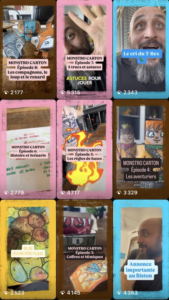 video monstro carton